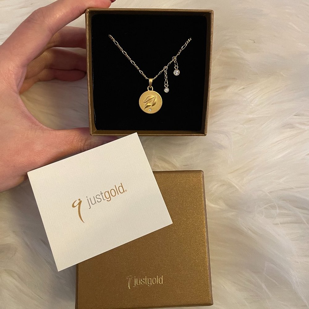 JustGold necklace with SW crystals